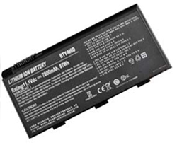 replacement msi gx680h laptop battery